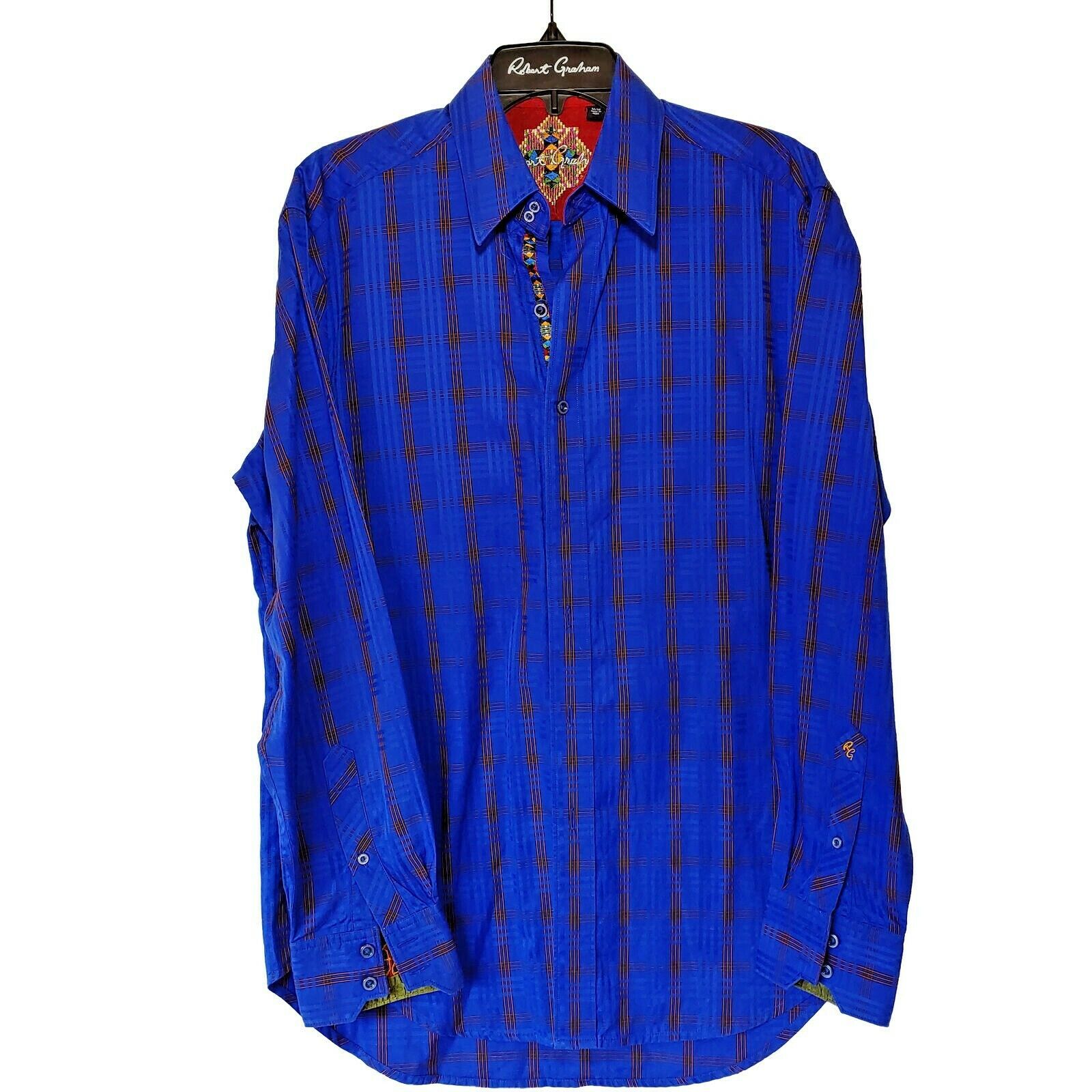 Robert Graham - Colorful Long Sleeve - Men&#39;s Button Down Classic Fit Med... - $95.00