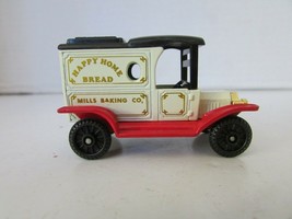 Vtg Diecast Tomica 1977 Tomy Type T Ford NO.F11 Happy Home Bread Japan 2.25&quot; H2 - $3.62