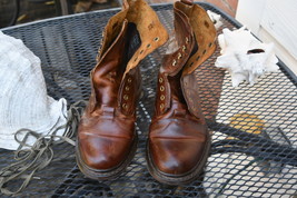 doc martens 14777220 harvest brown boots size 10 US Very Rare Mint w5c - $125.00