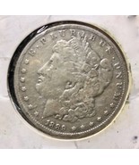 Morgan Silver Dollar 1889-0 Very Fine VF 90% silver lustrous - £49.04 GBP