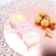 6 Sets Clear Mini Serving Trays 3 Dishes Events Party Wedding Tableware ... - $8.50