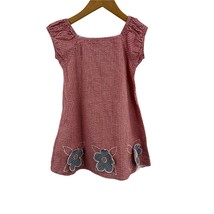 Blueberi Boulevard Red Seersucker Dress Short Sleeve Size 4T - £7.52 GBP