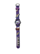 Wrist Watch Kids Quartz Movement Piano Themed Purple Needs Battery - $8.57