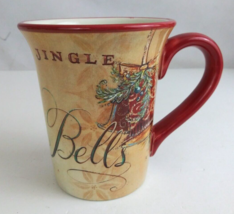 Certified International Angela Staehling Jingle Bells Christmas Coffee C... - $12.86