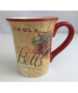 Certified International Angela Staehling Jingle Bells Christmas Coffee C... - $12.86