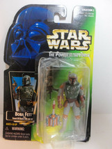 1997 Star Wars Power of The Force Boba Fett Bounty Hunter on Opened Card... - £27.59 GBP