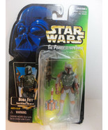 1997 Star Wars Power of The Force Boba Fett Bounty Hunter on Opened Card... - $34.60