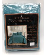 Home Collection 3pc Full/Queen Over Size Elegant Embossed Bedspread Set ... - £31.16 GBP