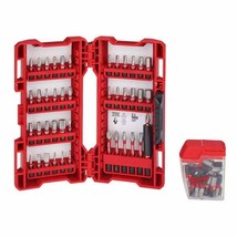 Milwaukee 72 Piece Screw Driver Drill Bit Set Impact Duty SHOCKWAVE Allo... - $24.15