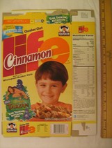 QUAKER Cereal Box CINNAMON LIFE 1999 TARZAN [G7e2] - £6.98 GBP