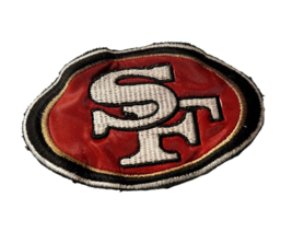 Vintage SAN FRANCISCO 49’ERS  3 3/4” Patch Iron On Embroidered USA SELLER - $16.20