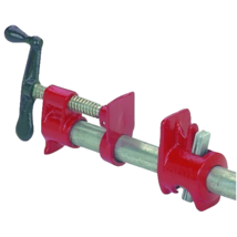 2 Piece 3/4&quot; Heavy Duty Cast Iron Pipe Clamp With Worldwide Shipping - £28.03 GBP