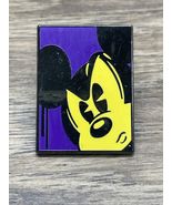 Disney Trading Pin Mickey Mouse Purple Mad KG JD - $9.89