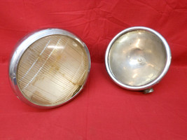 Vintage Mismatched Pair Chrome Headlight Buckets  - £39.34 GBP