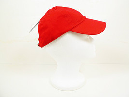 Hats for Men Women Brim Truckers Caps Hat 100 % Cotton Cap Solid Red Blue Buckle - £7.05 GBP