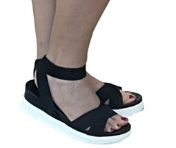 STEVEN Steve Madden Platform Sandal “Kraze” Black Size 9 - £22.26 GBP