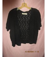Faded Glory Black Cardigan Sweater Size XL - £7.84 GBP
