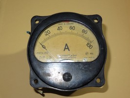 Ammeter Vintage Meter 0-100 A - $534.11 MXN