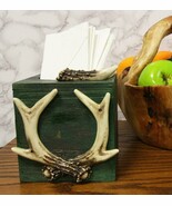 Ebros Wildlife Buck Elk Deer Trophy Antlers Tissue Box Cover Sculpture 6... - $53.43 CAD