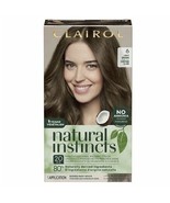 Clairol Natural Instincts Hair Color, 6 Light Brown, All Natural, No Amm... - £8.59 GBP