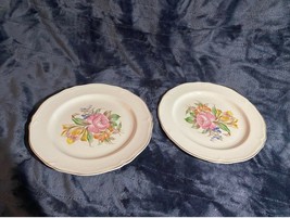 Edwin Knowles 2 Dinner Plates China Co. Made in USA. 42-7 Vintage Semi Vitreo... - £40.35 GBP