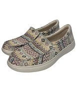 BOBS Skechers Shoes Womens 8 Tan Aztec Slip On Memory Foam Casual Comfor... - $33.83 CAD