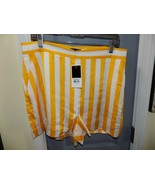 Juicy Couture Sunlit Awning Stripe Satin Shorts Size 12 Women&#39;s NEW - €67,15 EUR