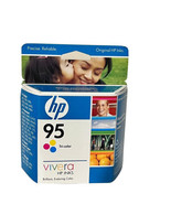 Vivera Hp 95 Tri-Color Ink Cartridge  Instal by 02/2009, NEW SEALED BOX - $13.81