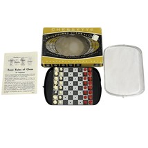Sculptured Chess Peter Ganine Pacific Game Co Vtg 1959 Travel w/ Box Ins... - $19.00