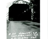 Vtg RPPC 1940s Jill Wagner&#39;s Covered Bridge North Middleton Township PA - $28.66