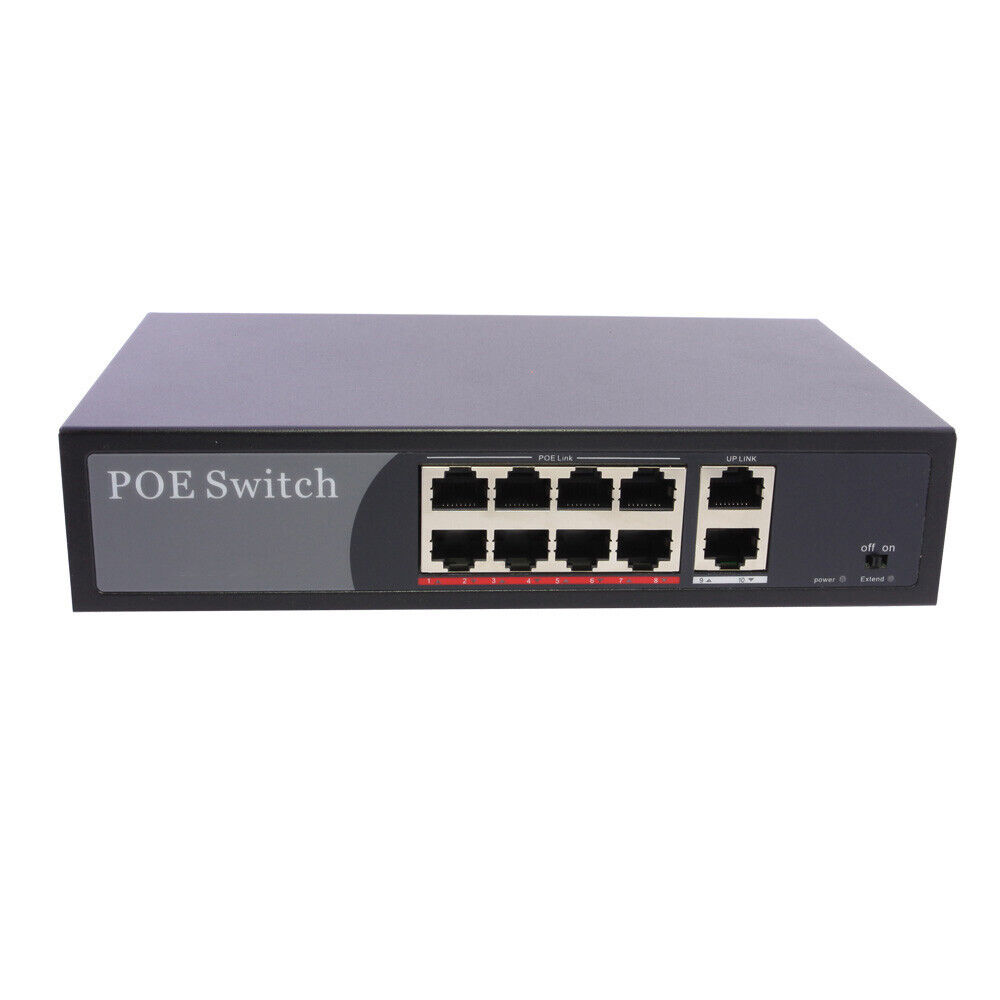 10 Port Gigabit Switch With 8 Port Poe And 2 and 50 similar items