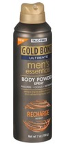 Gold Bond Ultimate Men&#39;s Essentials Talc-Free Body Powder Spray, 7 Oz, Recharge - £11.67 GBP