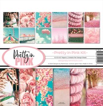 Reminisce Collection Kit 12&quot;X12&quot;-Pretty In Pink PNK-200 - £17.76 GBP
