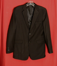 Chaps BOYS 18 R BLACK SPORTS JACKET BLAZER SUIT COAT LINED 2 BUTTON Worn... - $21.34