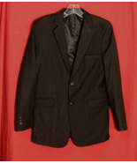 Chaps BOYS 18 R BLACK SPORTS JACKET BLAZER SUIT COAT LINED 2 BUTTON Worn... - $406.30 MXN