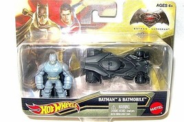 Batman Y Batmobile, Coche De Película + Figura Hotwheels 1:64 Modelo De... - £24.01 GBP