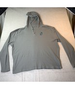 Seattle Mariners Grey Hooded Light Pullover Sweatshirt Mens XXL - $19.99