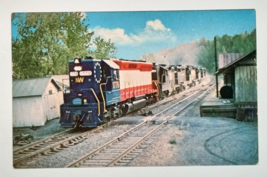 Norfolk &amp; Western 1776 Train Blue Ridge VA Locomotive Railway Postcard c1970s - £5.73 GBP