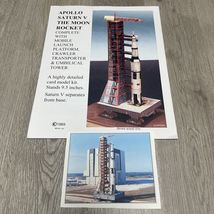 NASA Apollo Saturn V Paper Puzzle Printout Instructions Space Model Kit ... - €8,44 EUR