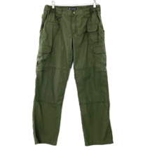 5.11 Tactical Series Cargo Pants Womens size 8 Pockets Drab Olive Mid Rise - £17.59 GBP