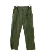 5.11 Tactical Series Cargo Pants Womens size 8 Pockets Drab Olive Mid Rise - £17.62 GBP