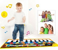 Kids Toy Musical Piano Keyboard Mat Early Educational Musical Mat Gift Present - £16.75 GBP