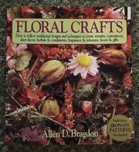 Floral Crafts Full-Size Iron-on Patterns 96 Projects Allen Bragdon 1994 - $16.30