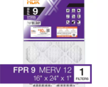 HDX 16 In. X 24 In. X 1 In. Superior Pleated Air Filter FPR 9, MERV 12 - $18.02