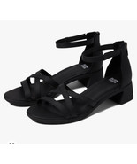 EILEEN FISHER Noni Leather Criss-Cross Front Ankle Strap Shoes sz 7  New... - £34.41 GBP