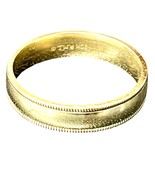 Unisex Wedding band 10kt Yellow Gold 458219 - $429.00
