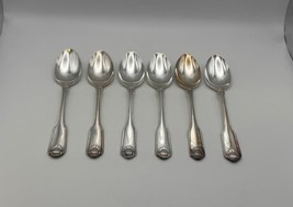 Set of 6 Oneida Community Silverplate SILVER SHELL Teaspoons - €51,66 EUR
