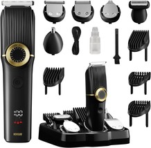 Beard Trimmer For Men 15 Pcs Mens Grooming Kit With Cordless Hair Clippers, - £34.68 GBP