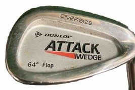 Dunlop Oversize Attack F Wedge 64* Stiff Steel 35.5&quot; Men&#39;s RH Nice Flop ... - £25.60 GBP