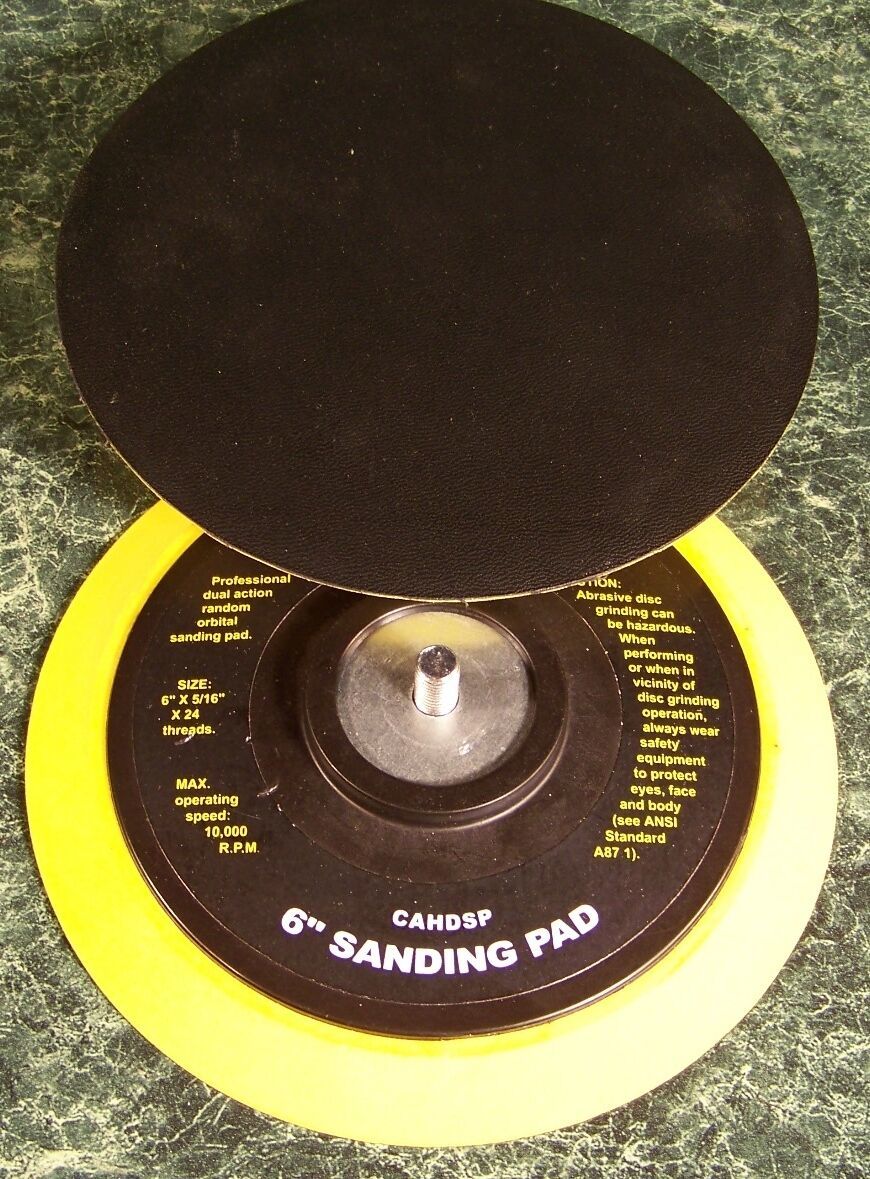 2pc replacement 6" DUAL ACTION DA STICK ON SANDING PADS PSA Sand Disc pad foam - $19.99